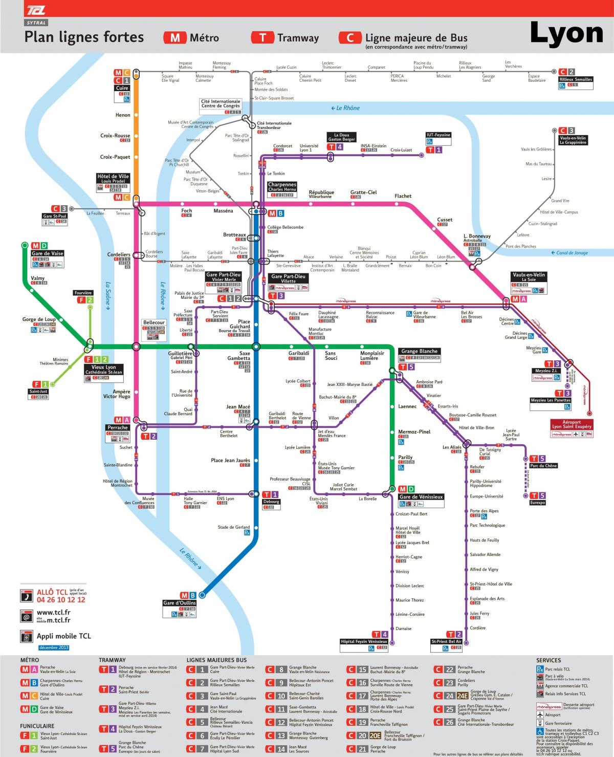 ليون النقل خريطة pdf